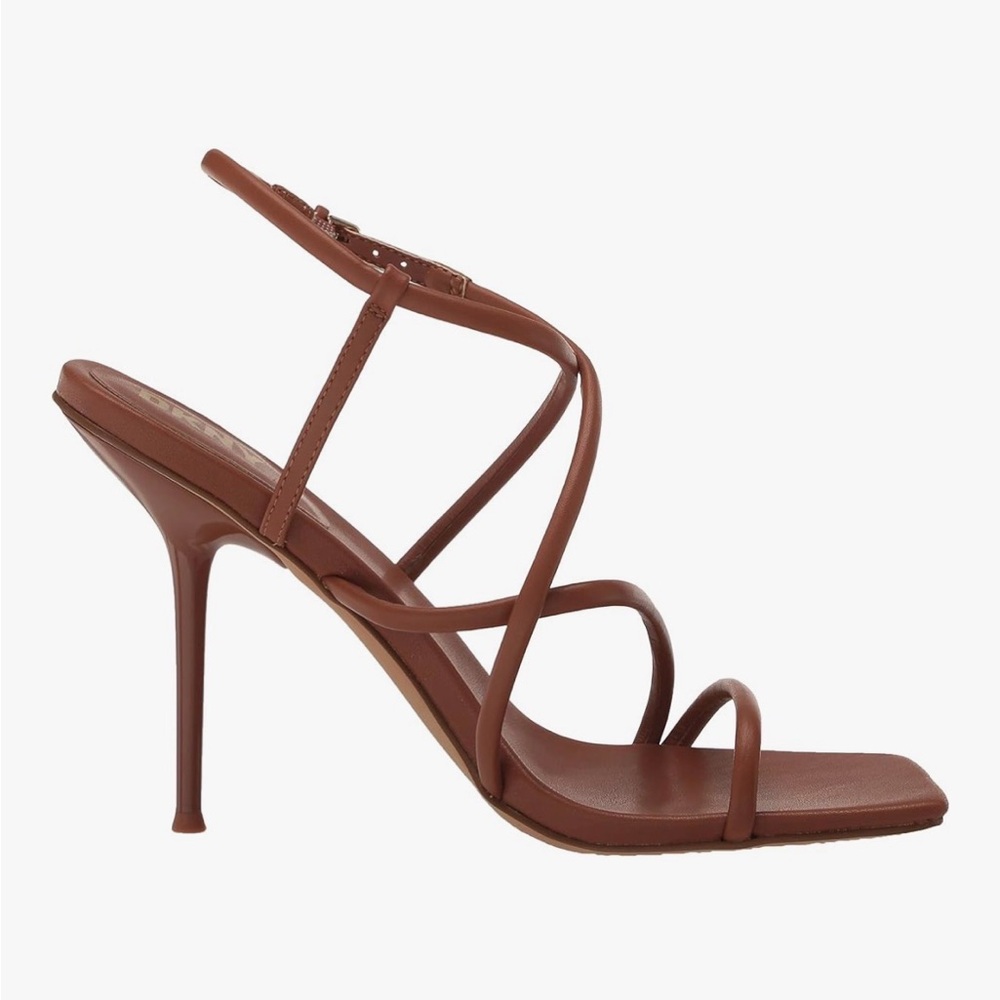 DKNY Strappy High Heel Sandals – Dk Cognac
Size 6 | New with Box - Picture 7 of 9